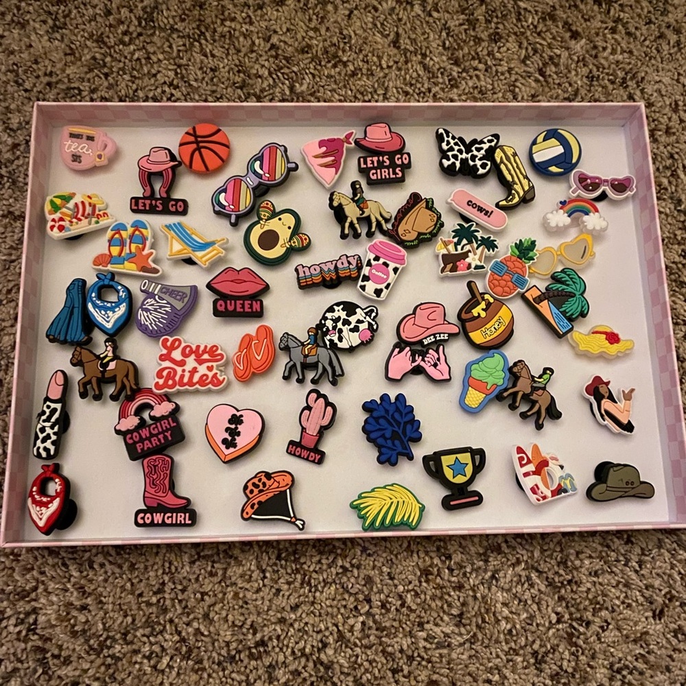 Croc charm lot